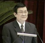 Ông Trương Tấn Sang làm việc với các lãnh đạo chủ chốt của tỉnh Nam Định